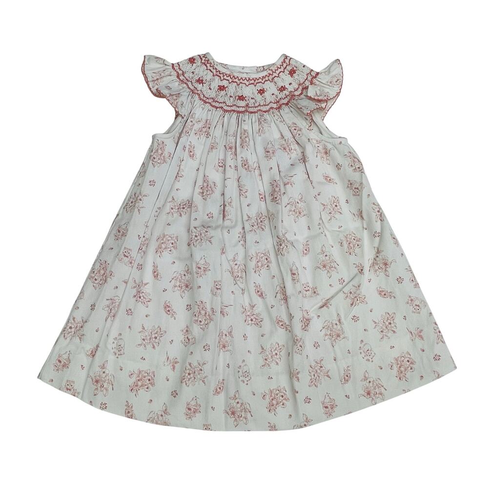 NWT Ruth & Ralph 3T Helen Cat Toile Dress